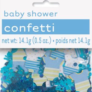 Baby Shower Confetti Blue Dots-0