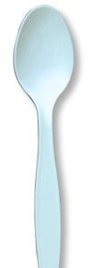 Light Blue Plastic Spoons P25-0