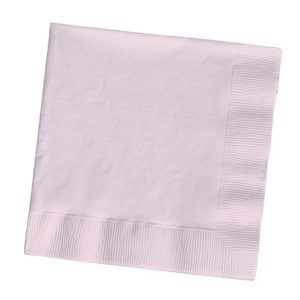 Light Pink 2ply Lunch Napkins Pk50-0