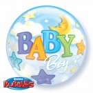 Baby Boy 22" Bubble Balloon-0