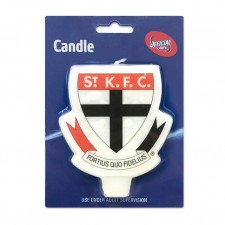 St Kilda AFL Flat Candle-0