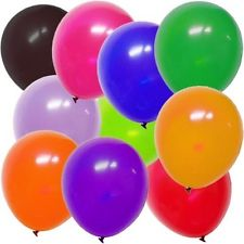 Single Balloons - 5"/12cm Standard Coloured Balloons-0