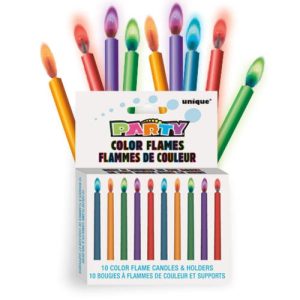 Colour Flame Candles-0