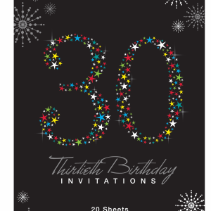 30th Birthday - Invitation Pad - 20 Sheets-0