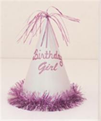 Birthday Girl Glitter Party Hat-0