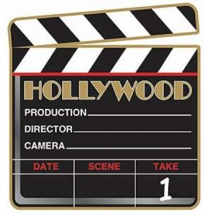 Hollywood Clapboard Cutout 10.5'' (26cm)-0