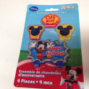 Mickey Mouse Clubhouse 4 Piece Cake Candle-0