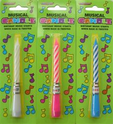 Musical Candle - Assorted Colours-0