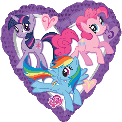 My Little Pony Heart 18" foil balloon-0