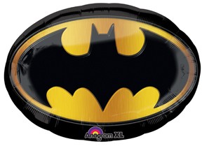 Batman Emblem Foil Licensed Shape 27"-0