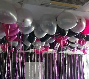 50 Metallic/Pearl Helium Filled Balloons-0