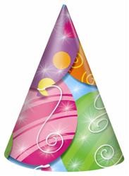 Twinkle Balloons Party Hats 8 pack-0