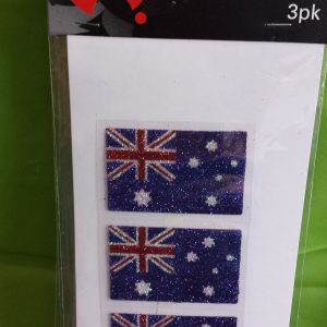 Australian Flag Glitter Body Jewellery 3pk-0