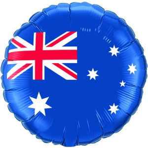 Australian Flag Foil Balloon 18"/45cm-0