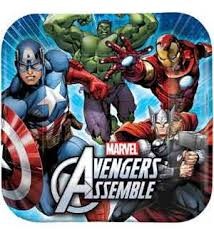 Avengers 9" Plates 8pk-0