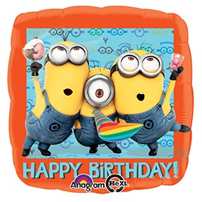 Despicable Me Birthday 18" foil balloon-0