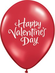 Valentines Script 30cm Printed Balloons-0