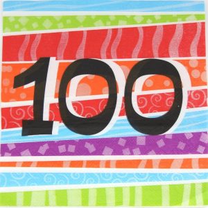 100 Printed 2ply Napkin Pack 25-0