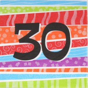 30th birthday printed 2ply napkin P25-0