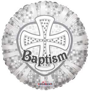 Baptism 18" Foil Balloon-0