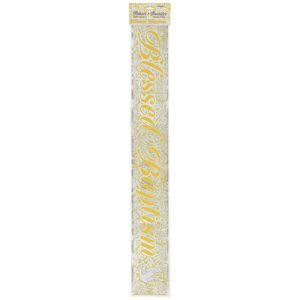 Blessed Baptism foil banner 3.65m-0