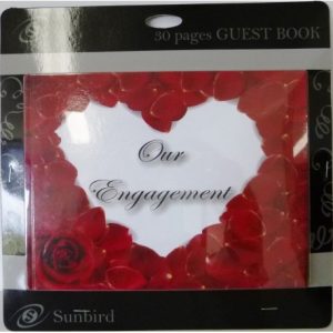 Engagement Roses Guest Book 30 pages-0