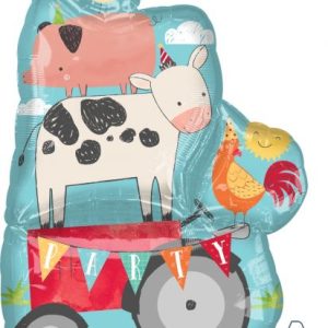 Barnyard Birthday Supershape Foil Balloon-0