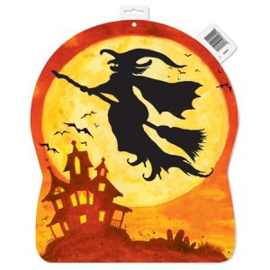 Witch Flying Cutout-0