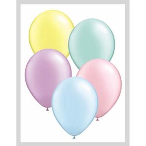 17"/40cm latex balloons Metallic/Pearl-0