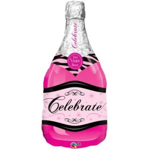 Celebrate Pink Bubbly Supershape-0