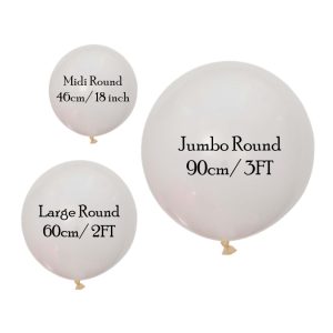 18"/46cm Round Confetti Balloons-0