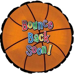 Bounce Back Soon 18" Foil Balloon-0