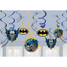 Batman Hanging Swirl Decorations-0