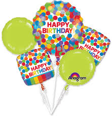 Balloon Birthday Rainbow Foil Bouquet Kit-0