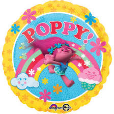 Trolls Poppy 18" foil balloon-0