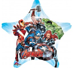 Avengers Jumbo 29" Star Shape Foil Balloon-0