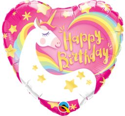 Unicorn Magical Birthday 18" Foil Balloon-0