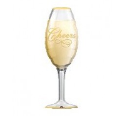 Champagne Glass Foil Supershape-0