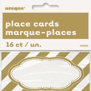 Place Cards Gold 16pk-0