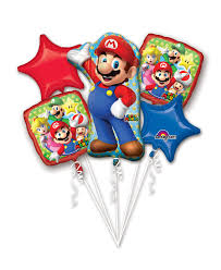 Mario Bros Balloon Bouquet-0