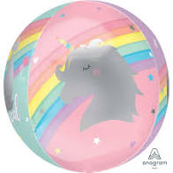 Unicorn Magical 15" Orbz Balloon-0