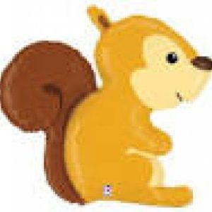 Woodland Squirrel Supershape Foil Balloon-0