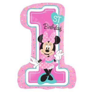 Disney Minnie 1st Birthday SuperShape-0